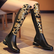 Load image into Gallery viewer, Knight boots cowhide leather boots
