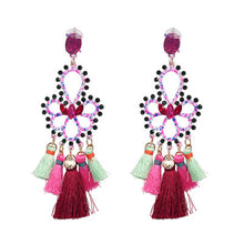 Load image into Gallery viewer, Folk earrings creative earrings tassel earrings
