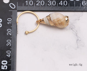 New earrings Korean fashion conch earrings European and American retro temperament earrings female jewelry