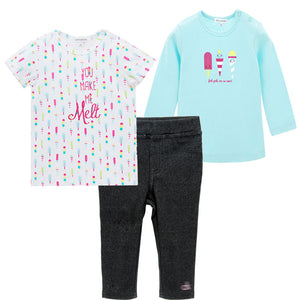 Spring And Summer Baby Clothes Three-piece Romper Suit