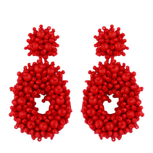 Bohemian Earrings Woven Bead Earrings