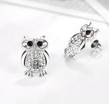 Load image into Gallery viewer, Fashion earrings owl earrings  stud earrings
