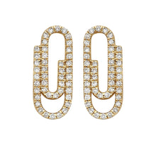 Load image into Gallery viewer, Paper clip earrings female earrings
