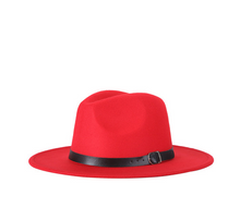 Load image into Gallery viewer, 2021 autumn and winter new European and American version of the woolen jazz hat fashion hat hats AliExpress hot
