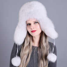 Load image into Gallery viewer, Fox Fur Women&#39;s  Hat

