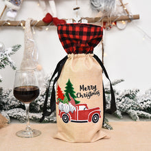 Load image into Gallery viewer, Christmas decoration wine set home furnishing wine bottle set
