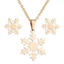 Load image into Gallery viewer, Snowflake necklace
