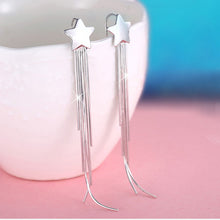 Load image into Gallery viewer, Star ornaments earrings no ear hole clip
