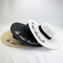 Load image into Gallery viewer, Big eaves straw hat female sunscreen sun hat
