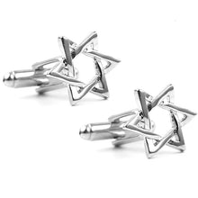 Load image into Gallery viewer, Fashion Six-Pointed star Cufflinks
