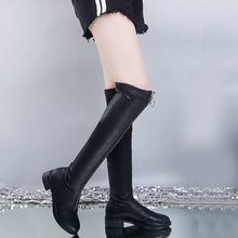 Load image into Gallery viewer, Front zip high boots
