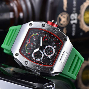 Fashion Casual Men Silicone Quartz Watch
