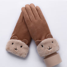 Load image into Gallery viewer, Suede gloves for ladies
