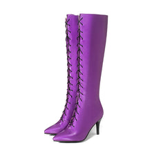 Load image into Gallery viewer, Stiletto high heel pointed high boots
