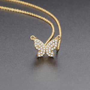 Ladies butterfly necklace