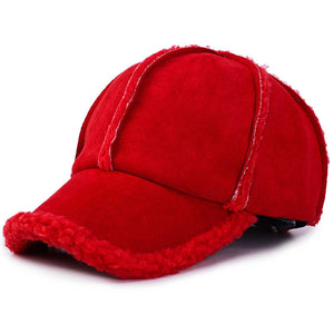 Cotton shade and ear protection baseball cap