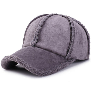 Cotton shade and ear protection baseball cap