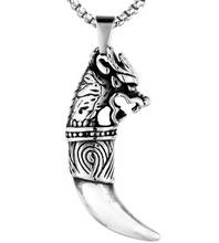 Load image into Gallery viewer, Wolf tooth necklace
