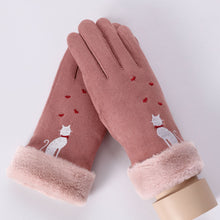 Load image into Gallery viewer, Suede gloves for ladies
