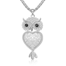 Load image into Gallery viewer, Golden owl necklace
