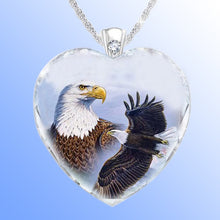 Load image into Gallery viewer, Crystal Pendant Bird Necklace Animal Necklace

