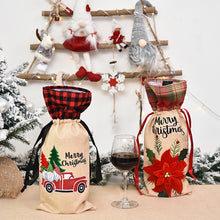 Load image into Gallery viewer, Christmas decoration wine set home furnishing wine bottle set
