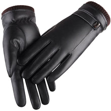 Load image into Gallery viewer, Women&#39;s leather touch screen gloves

