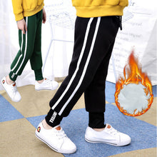 Load image into Gallery viewer, Baby winter clothing plus velvet pants
