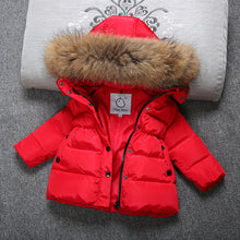 Load image into Gallery viewer, Boys and girls baby down jacket
