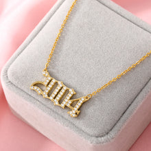Load image into Gallery viewer, Year number necklace
