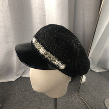 Load image into Gallery viewer, Bright silk navy cap
