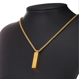 Cylindrical aroma necklace