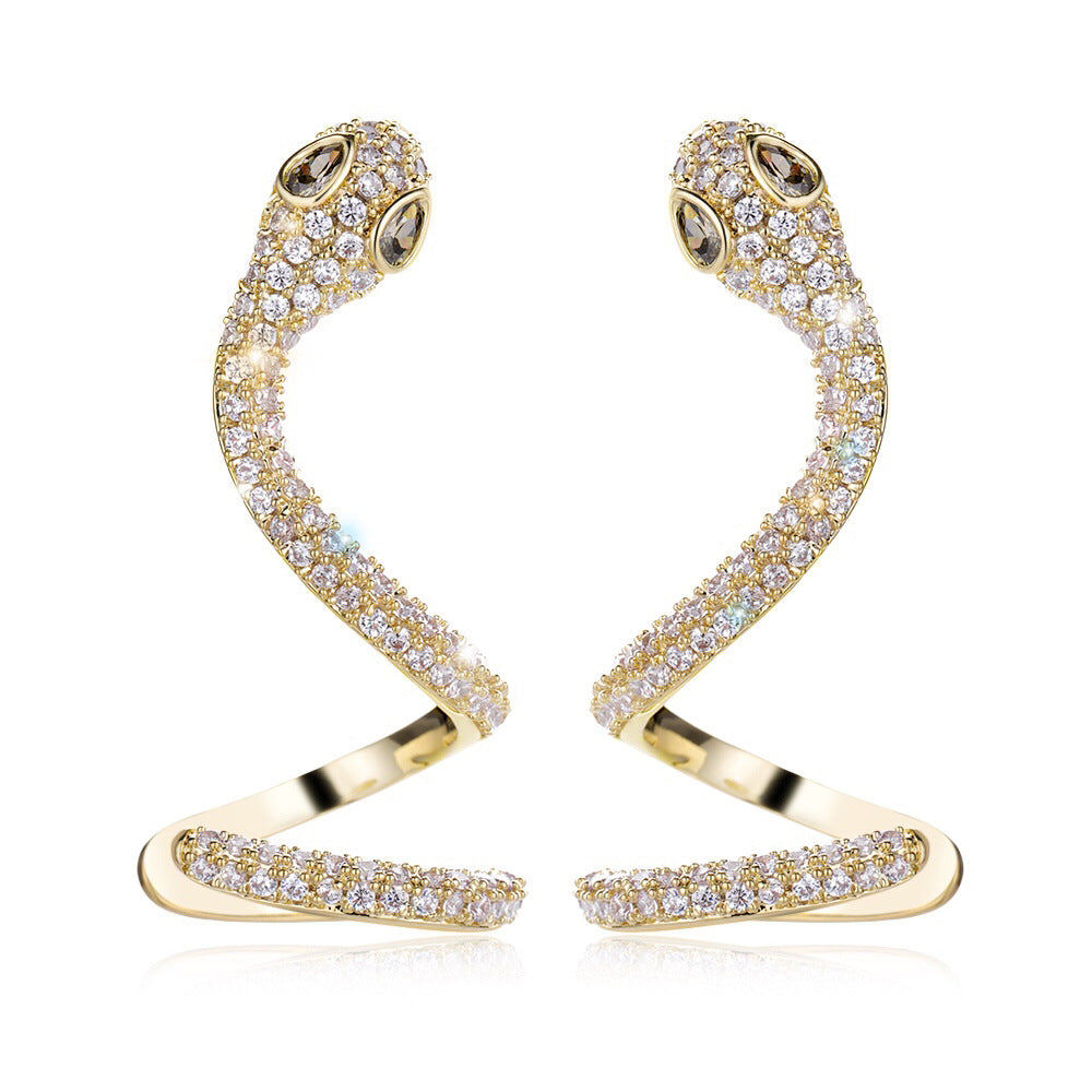 Earrings temperament simple ears high sense earrings