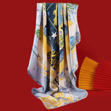 Load image into Gallery viewer, Plain crepe silk gift scarf
