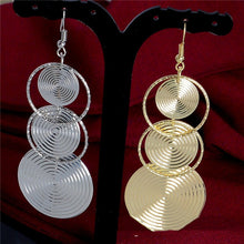 Load image into Gallery viewer, Circle Long Fashion Earrings Exaggerated Earrings Ear Hook Earrings
