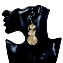 Load image into Gallery viewer, Circle Long Fashion Earrings Exaggerated Earrings Ear Hook Earrings
