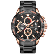 Load image into Gallery viewer, WWOOR 2021 Fashion Mens Watches Top Brand Luxury Gold Full Steel Quartz Watch Men Waterproof Sport Chronograph Relogio Masculino
