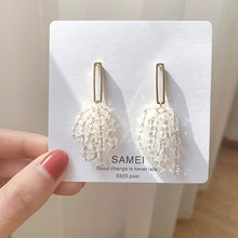 Load image into Gallery viewer, Crystal Tassel Grape Earrings Female Niche High-end Earrings Earrings

