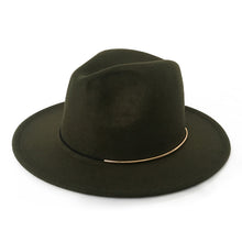 Load image into Gallery viewer, Women&#39;s Trendy Hats Gold Buckle Jazz Hat

