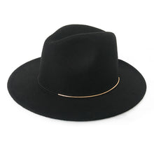 Load image into Gallery viewer, Women&#39;s Trendy Hats Gold Buckle Jazz Hat
