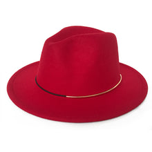 Load image into Gallery viewer, Women&#39;s Trendy Hats Gold Buckle Jazz Hat
