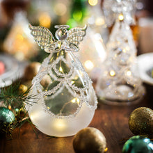 Load image into Gallery viewer, Angel Glass Light Night Light Christmas Ornament Gift
