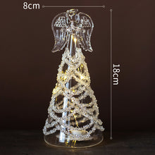 Load image into Gallery viewer, Angel Glass Light Night Light Christmas Ornament Gift
