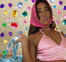 Load image into Gallery viewer, Pink Cherry Necklace Acrylic Chain Necklace
