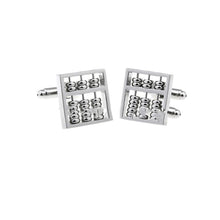 Load image into Gallery viewer, Miniature Abacus Cufflinks Movable Beads 3D Abacus Cufflinks
