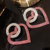 Load image into Gallery viewer, Fashion peach Heart Accessories Earrings
