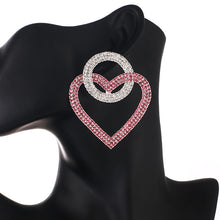 Load image into Gallery viewer, Fashion peach Heart Accessories Earrings
