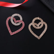 Load image into Gallery viewer, Fashion peach Heart Accessories Earrings

