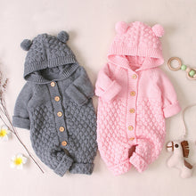 Load image into Gallery viewer, Baby Clothes Knitted Jumpsuit Spring And Autumn Models
