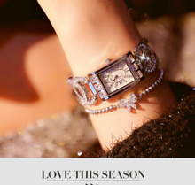 Load image into Gallery viewer, Watch Chain Watch Custom Full Diamond Female Watch Fashion Chain Watch
